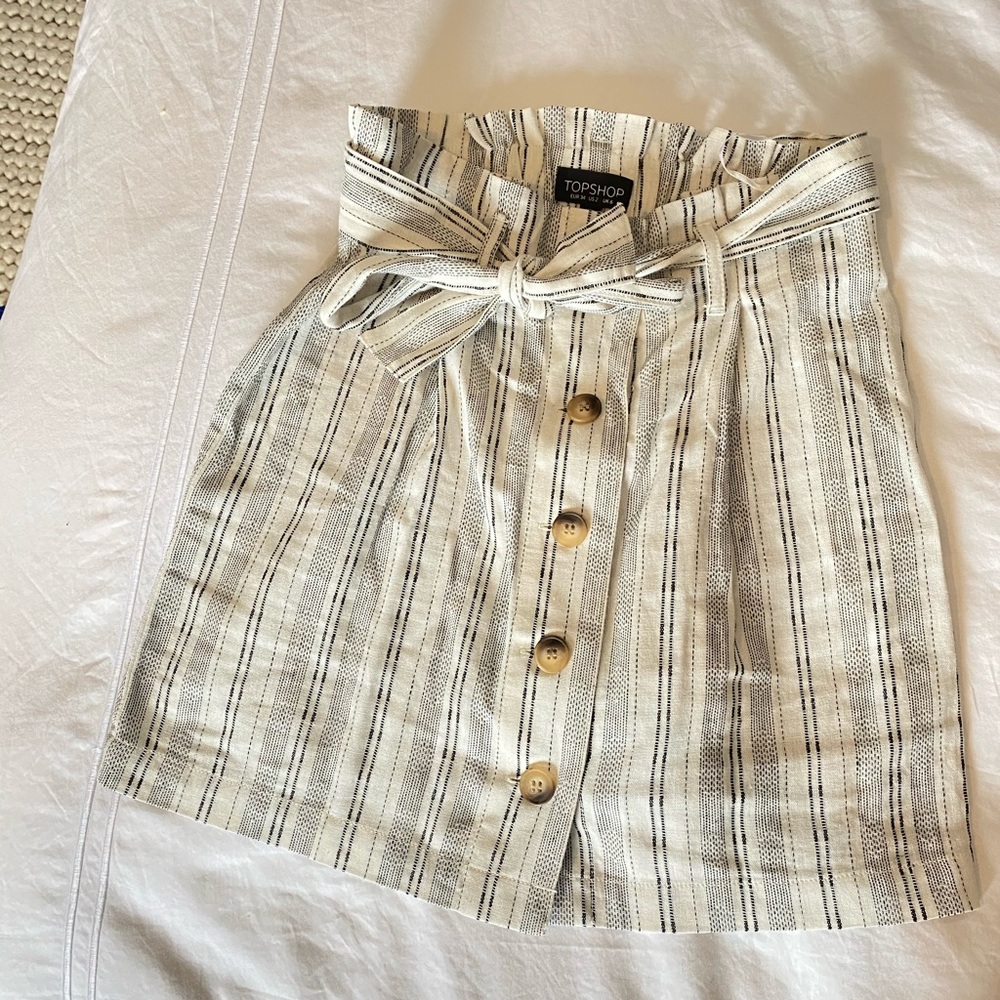 Pinstripe skirt